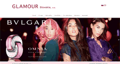 Desktop Screenshot of glamour-co.sk