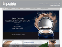 Tablet Screenshot of laprairie.glamour-co.sk